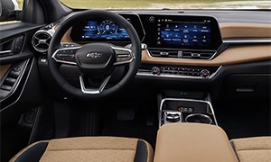 Design do painel do novo SUV Equinox da Chevrolet